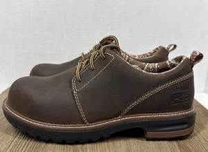 Zapatos de trabajo Timberland PRO434 para mujer talla 6,5 cuero marrón compuesto punta con cordones - Imagen 1 de 11