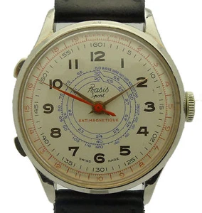 BASIS SPORT WATCH ANTIMAGNETIQUE DE LUX - HERREN - SEKUNDENSTOPP - 1940er - Bild 1 von 5
