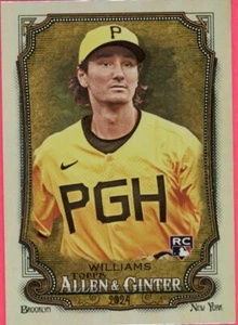 2024 Topps Allen & Ginter ALIKA WILLIAMS Hot Box Silver Foil #85 PIRATES - Picture 1 of 1