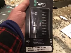 Wera 136011 Drywall Construction/9 Bit-Check Set - Picture 1 of 3