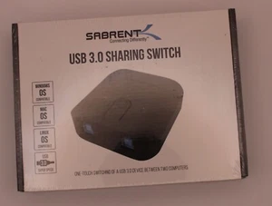 SABRENT USB 3.0 Sharing Switch for Multiple Computers and Peripherals - Picture 1 of 2