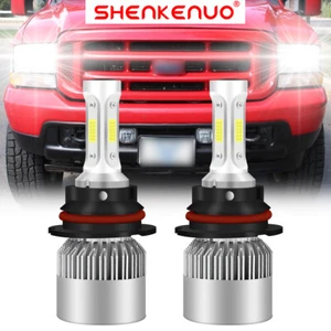 Faros LED 9007 Blanco Para Ford F250 F350 Super Duty 99-04 Hi-Lo Beam S2 - Imagen 1 de 11