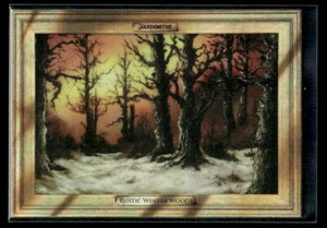 2023 Cardsmiths Bob Ross Hyperwave Holofoil #14 Maderas rústicas de invierno - Imagen 1 de 2