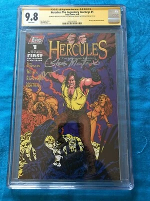 Hercules: Legendary Journeys #1 - Topps Comics - CGC SS 9.8 NM/MT - 3x signed - Image 1 of 4