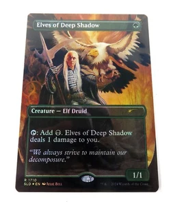 Elves of Deep Shadow #1710 Julie Bell Secret Lair Borderless Rainbow FOIL - Picture 1 of 1