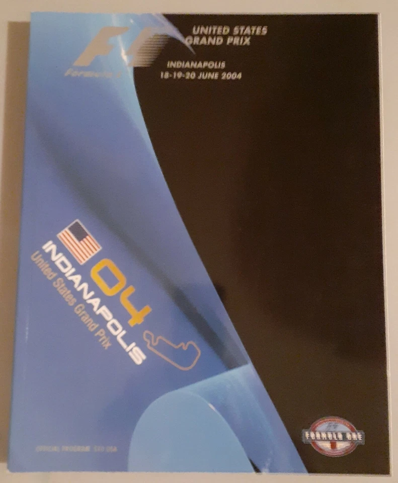 2004 Formula one Program From Indianapolis - Image 1 of 1