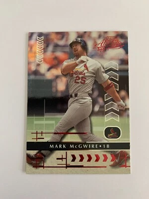 2001 Absolute Memorabilia #15 Mark McGwire - St. Louis Cardinals - Image 1 of 2