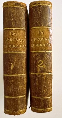 La Gerusalemme liberata.Torquato Tasso, Firenze,1818,in due tomi - Immagine 1 di 3