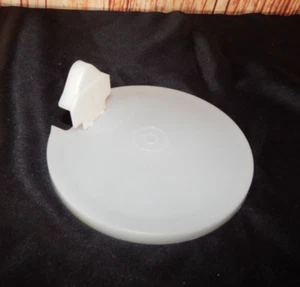 Vtg Tupperware White 1 QT Batter Bowl Mix N Stor Lid #1289 -Replacement LID Only - Picture 1 of 5