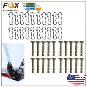 20Pk 738-04124A Shear Pins&Cotters For Cub Cadet MTD Craftsman SnowBlowers - Picture 1 of 9