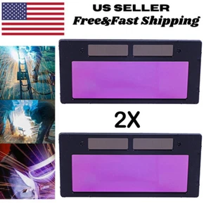 Auto Solar Darkening Welding Helmet Lens Goggles Helmet Automation Filter 108mm - Picture 1 of 8