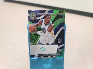 21-22 Panini Spectra Aspiring Green Wave Rookie Auto Jonathan Kuminga /50 T8605