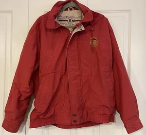 Rare Vintage Gaoma Outdoor Lightweight Red Jacket with Crest Size XL - Picture 1 of 9