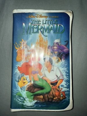 The Little Mermaid, VHS, Disney Black Diamond #913, Banned Phallic Cover - Image 1 of 3