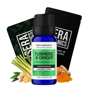 Turmeric Massage Oil – Arthritis & Joint Pain Relief, Muscle Pain Soother - 10ml - Picture 1 of 9