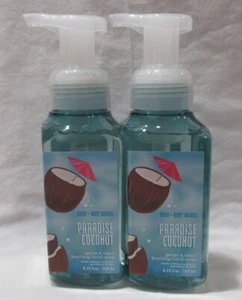 Juego de 2 jabones de manos espumosos suaves y limpios Bath & Body Works PARADISE COCO - Imagen 1 de 4