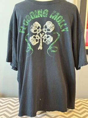 Vintage Flogging Molly Celtic Punk rock Band  Concert T-shirt Size XL - Image 1 of 4