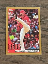 2010 Topps Gold Bronson Arroyo #563 Cincinnati Reds /2010