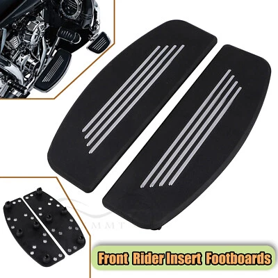 Inserciones de piso de goma delanteras para conductor para Harley Heritage Softail Road Glide EE. UU. Foto 1 de 4