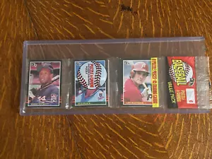 1985 Donruss Baseball Rack Pack (Kirby Puckett On Top) - Picture 1 of 3