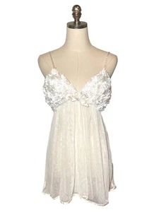 Lencería camisón Flora Nikrooz Negligee marfil - Imagen 1 de 9