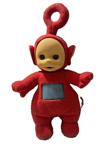 Vintage 1998 Teletubbies Talking 15" Tall Po Red Plush Doll Toy Works Playskool - Picture 1 of 5