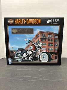 Harley Davidson 1000 Piece Motorcycle Puzzle Featuring Old Harley Factory #78217 - Picture 1 of 9