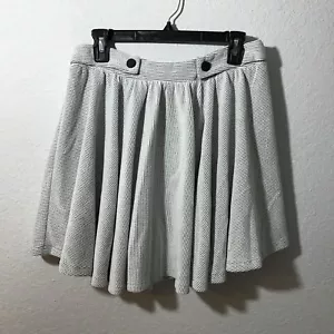 English Factory (Anthropologie) NWT Women's Pleated Black/White Mini Skirt Large - Picture 1 of 7