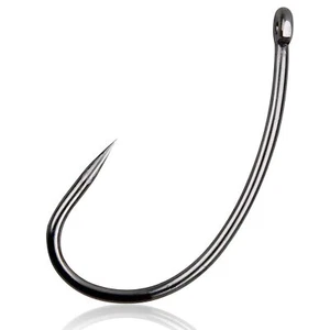 Barbless Fishing Hooks120pcs Carp Fishing Hooks Curve Shank Crank and Wide Ga... - Picture 1 of 5