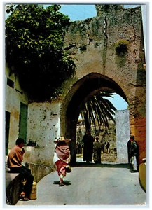 1973 Typical Arch Kasbah Tanger Morocco Antique Posted Air Mail Postcard - Picture 1 of 2