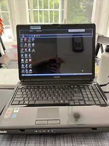 Toshiba Satellite L355D Laptop 3GB RAM 2.10 GHz AMD Turion X2 Windows Vista - Picture 1 of 4