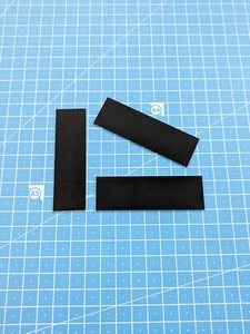 BLACK ANODISED ALUMINIUM PLAQUE with free personalised laser marking - Picture 1 of 3