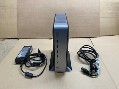 HP T730 Thin Client - RX-427BB - 8GB Ram - 256GB SSD - WES7 - Netzteil - Fuß - Bild 1 von 4