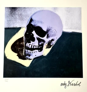 ANDY WARHOL Foundation Original Lithographie sehr selten Totenkopf sehr selten TOP! - Bild 1 von 12