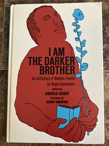 I AM THE DARKER BROTHER - An Anthology Of Poems By Negro Americans -1968 1st Ed - Picture 1 of 5