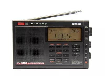 TECSUN PL680 Portable PLL AM/FM MW LW shortwave SSB Airband Radio Receiver - Image 1 of 4