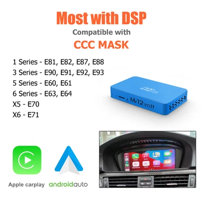 MOST CarPlay AA Interface mit DSP passt für BMW CCC M-Ask E60 E61 E90 E92 E63