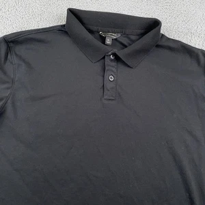Banana Republic Poloshirt Herren XL Schwarz Luxe Touch Performance Golf Baumwolle - Bild 1 von 9