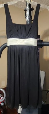 Jodi Kristopher Black/White Junior Dress Size Large Foto 1 de 4