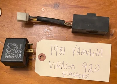 1981 Yamaha Virago 920 OEM Pair of Both Working flasher Relays. - Image 1 of 3