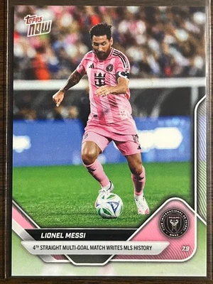 2025 Topps Now MLS #61 Lionel Messi Inter Miami CF - Image 1 of 2