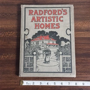 Vtg Radford's Artistic Homes Book First Edition 1908 Architecture Plan Catalog - Imagen 1 de 12