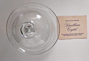 Heritage Round Hand Cut Glass Butter Dish by Princess House in the Original Box - Picture 1 of 8