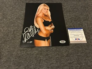 Kelly Kelly Signed 8x10 Photo Psa Coa WWE Sexy Barbie Blank - Picture 1 of 1