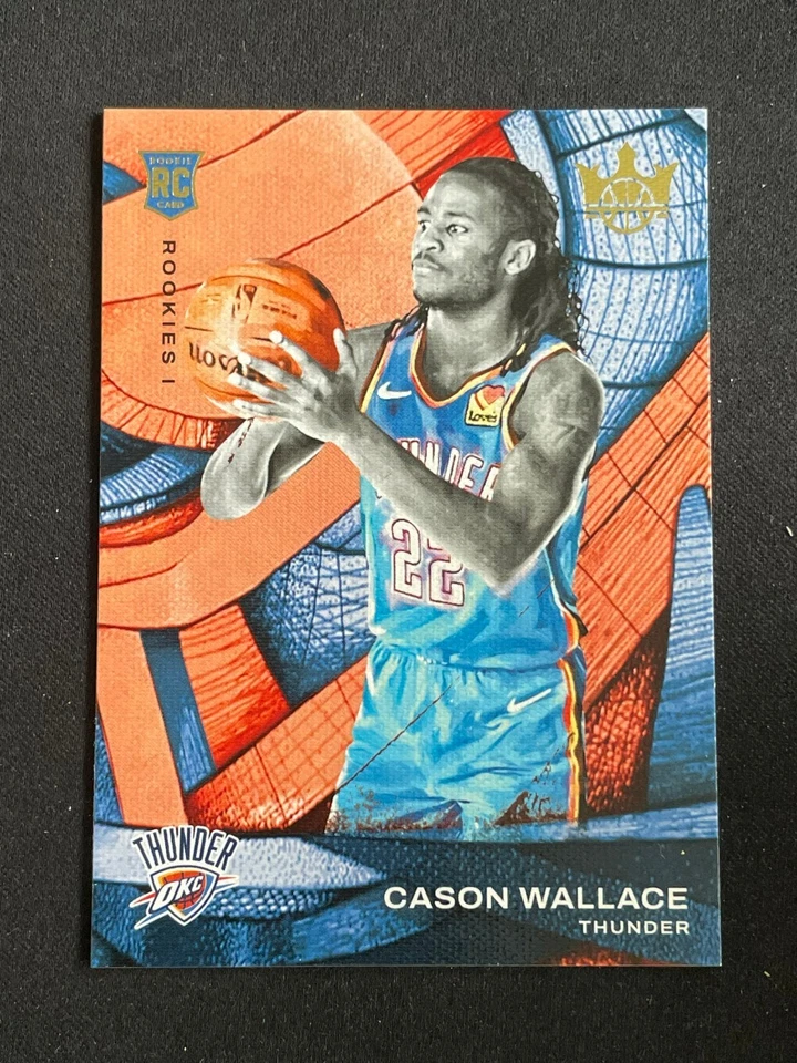 Cason Wallace 2023-24 Panini Court Kings Rookie I RC 1 #93 - Image 1 of 2
