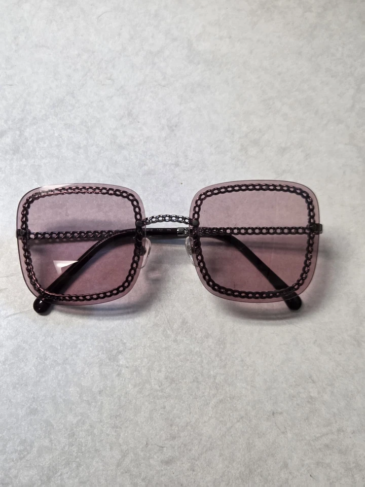 香奈儿 4244 太阳镜青铜色链玫瑰镜片 — 第 1/4 张图片