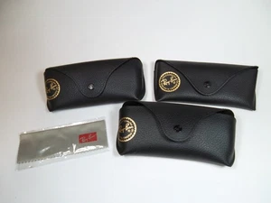 Ray Ban Etui Soft Sonnenbrillen Etuis schwarz 3 Stück - Bild 1 von 2