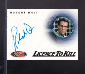 James Bond 007 40th Expansion Autograph 2002 A27 Robert Davi as Franz Sanchez - Picture 1 of 2