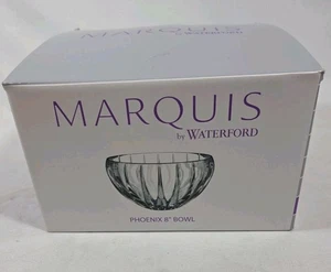 Waterford Marquis Phoenix ciotola cristallo 8" Art Deco cristallo piombo trasparente SPEDIZIONE GRATUITA - Foto 1 di 4