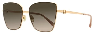 Jimmy Choo Butterfly Sunglasses Vella PY3HA Copper Gold/Nude 59mm - Picture 1 of 2